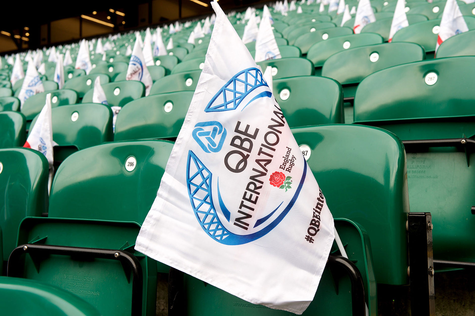 Glendale Creative QBE Internationals Rugby Twickenham Seat Flags
