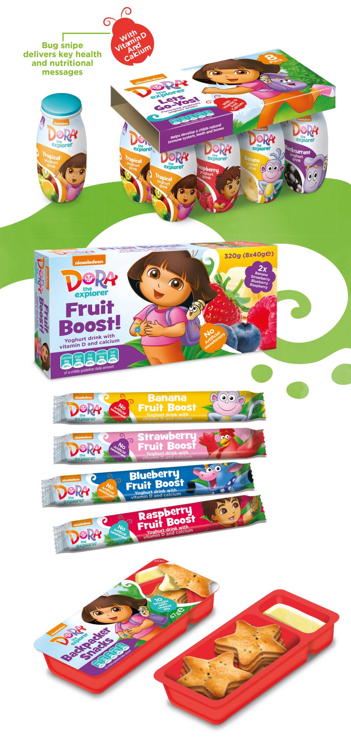 Glendale Creative Nickelodeon Dora Explorer Packaging Design